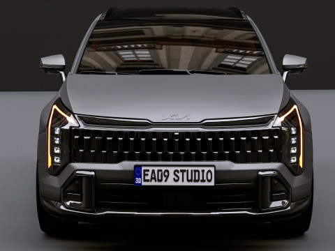 2026 Kia Sportage 3D Модель