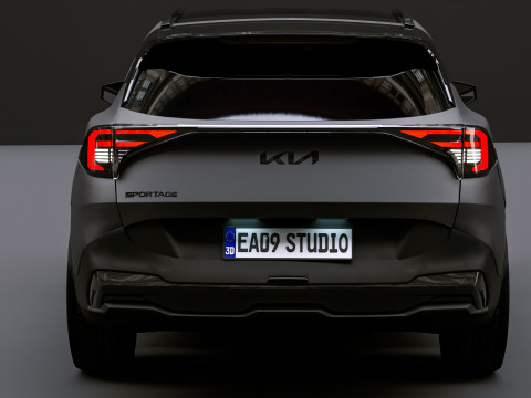 2026 Kia Sportage 3D Модель
