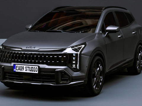 2026 Kia Sportage 3D Модель