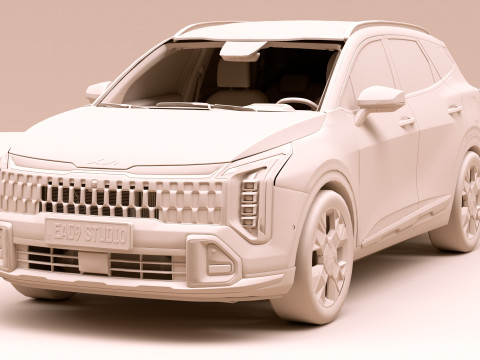 2026 Kia Sportage 3D Модель