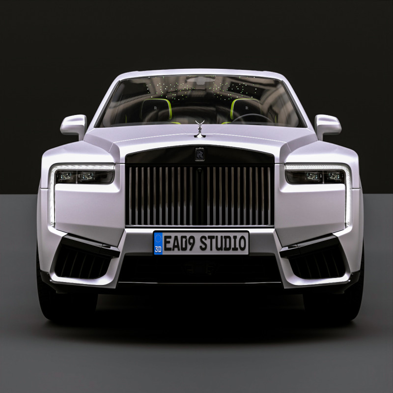 RR Cullinan 2025 3Dモデル .c4d .max .obj .3ds .fbx .stl .blend