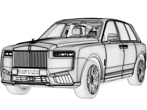 RR Cullinan 2025 3D Model