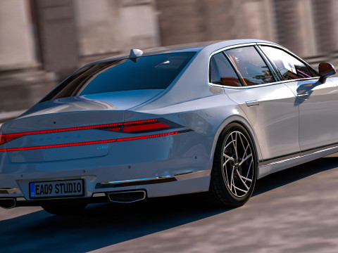 2025 Genesis G90 3D Модель