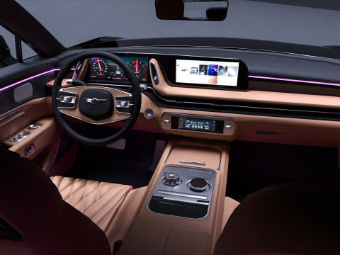 2025 Genesis G90 3D Модель