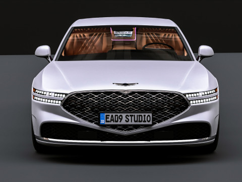 2025 Genesis G90 3D Модель