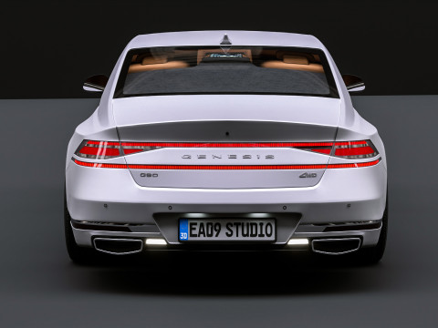 2025 Genesis G90 3D Модель
