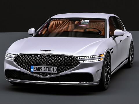 2025 Genesis G90 3D Модель