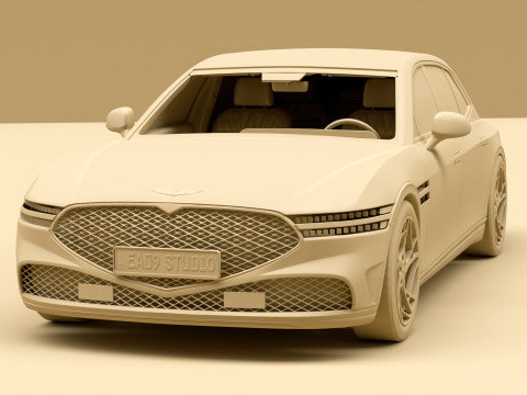 2025 Genesis G90 3D Модель