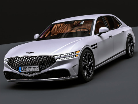 2025 Genesis G90 3D 모델