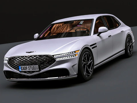 2025 Genesis G90 3D Modell