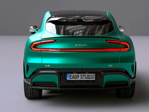 2025 Xiaomi YU7 M&aacute;x. Modelo 3D