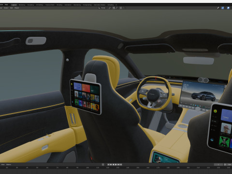 2025 Xiaomi YU7 Max 3D Model