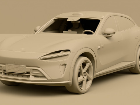 2025 Xiaomi YU7 Max 3D Model
