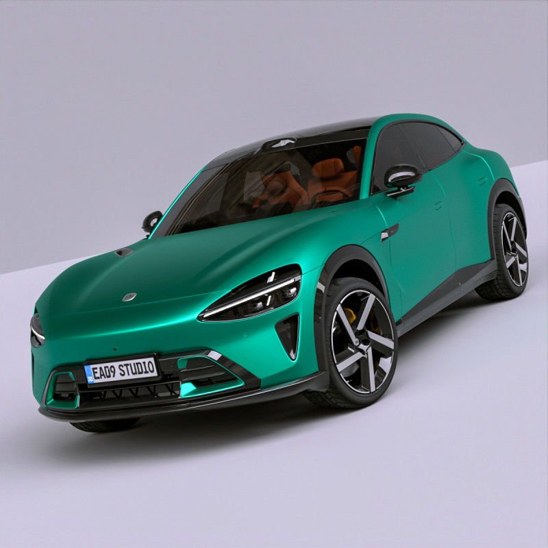 2025 Xiaomi YU7 Max 3D Model .c4d .max .obj .3ds .fbx .stl .blend