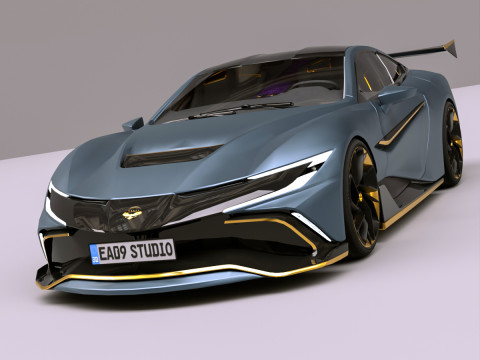 2025 Naran Hypercar Coupe 3D Модель