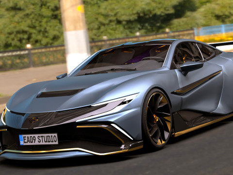 2025 Naran Hyper Coupe 3D 모델