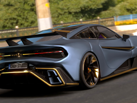 2025 Naran Hyper Coupe 3D 모델