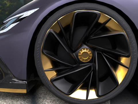 2025 Naran Hyper Coupe 3D Model