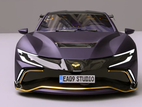 2025 Naran Hyper Coupe 3D Model
