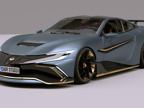 2025 Naran Hyper Coupe 3D 모델