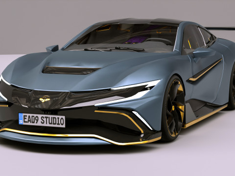 2025 Naran Hyper Coupe 3D 모델