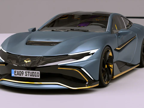 2025 Naran Hyper Coupe 3D Model