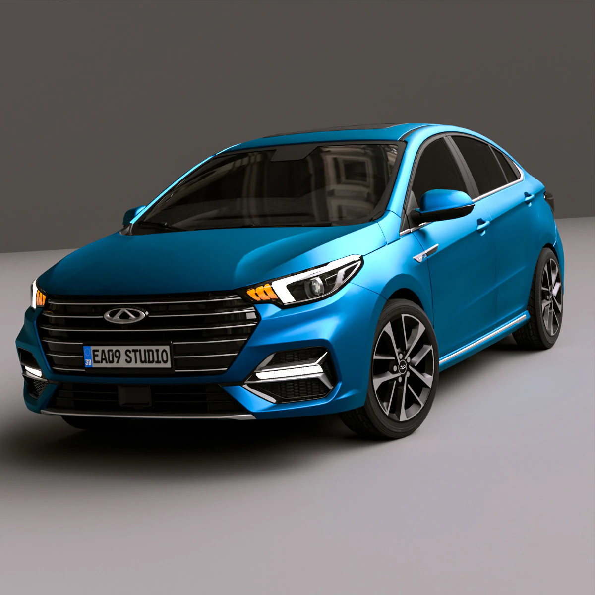 Chery Arrizo 6 Pro 2025 3D Model .c4d .max .obj .3ds .fbx .stl .blend 