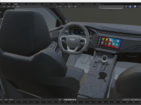 Chery Arrizo 6 Pro 2025 3D Model