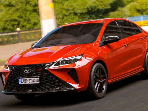 Chery Arrizo 5 GT 2025 Modèle 3D