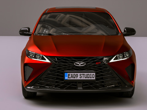 Chery Arrizo 5 GT 2025 Modèle 3D