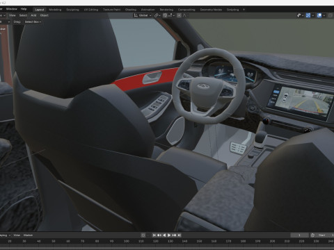 Chery Arrizo 5 GT 2025 Modèle 3D