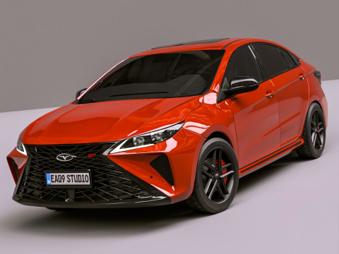 Chery Arrizo 5 GT 2025 3D मॉडल