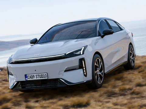 2025 Geely Galaxy L6 3D Модель