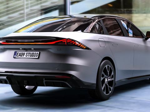 2025 Geely Galaxy L6 Modèle 3D