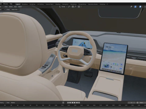 2025 Geely Galaxy L6 3D Model