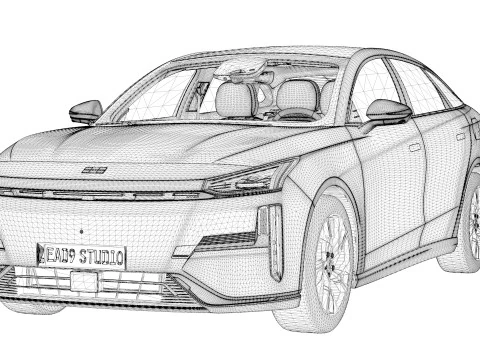 2025 Geely Galaxy L6 3D Model