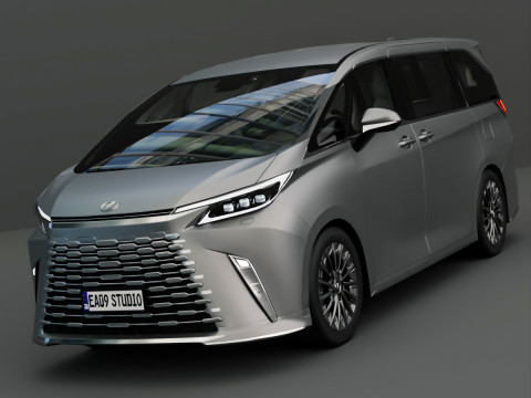 2026 Lexus LM500h 3D Modell