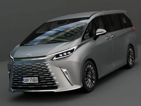 2026 Lexus LM500h Modelo 3D