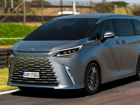 2026 Lexus LM500h Modelo 3D