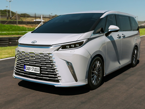 2026 Lexus LM500h Modelo 3D