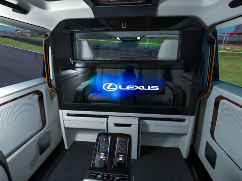 2026 Lexus LM500h Modelo 3D