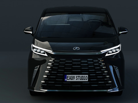 2026 Lexus LM500h Modelo 3D