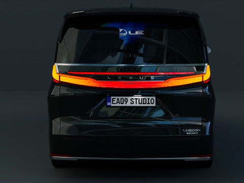 2026 Lexus LM500h Modelo 3D