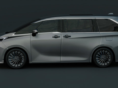 2026 Lexus LM500h Modelo 3D