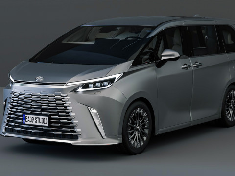 2026 Lexus LM500h Modelo 3D