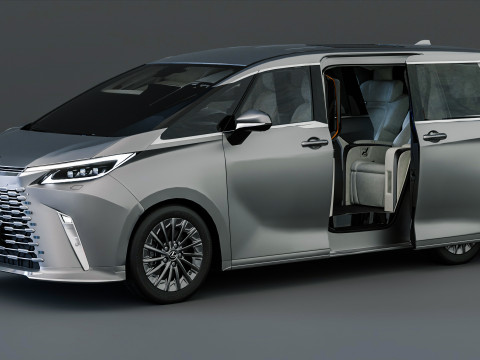 2026 Lexus LM500h Modelo 3D
