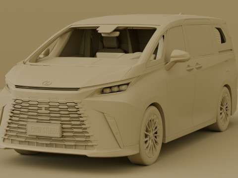 2026 Lexus LM500h Modelo 3D