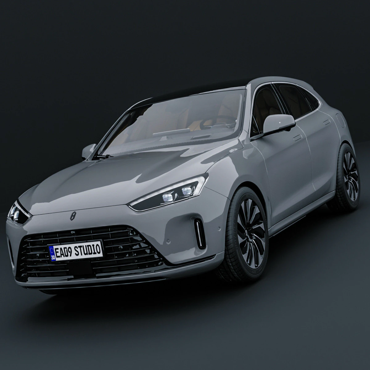 2025 HUAWEI AITO M5 PHEV 3D Model .c4d .max .obj .3ds .fbx .stl .blend 