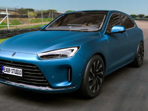2025 HUAWEI AITO M5 PHEV Modelo 3D