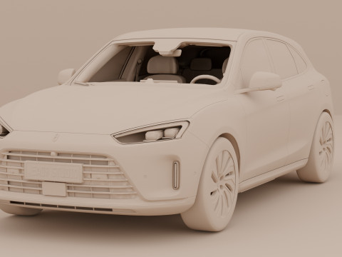 2025 HUAWEI AITO M5 PHEV Modelo 3D